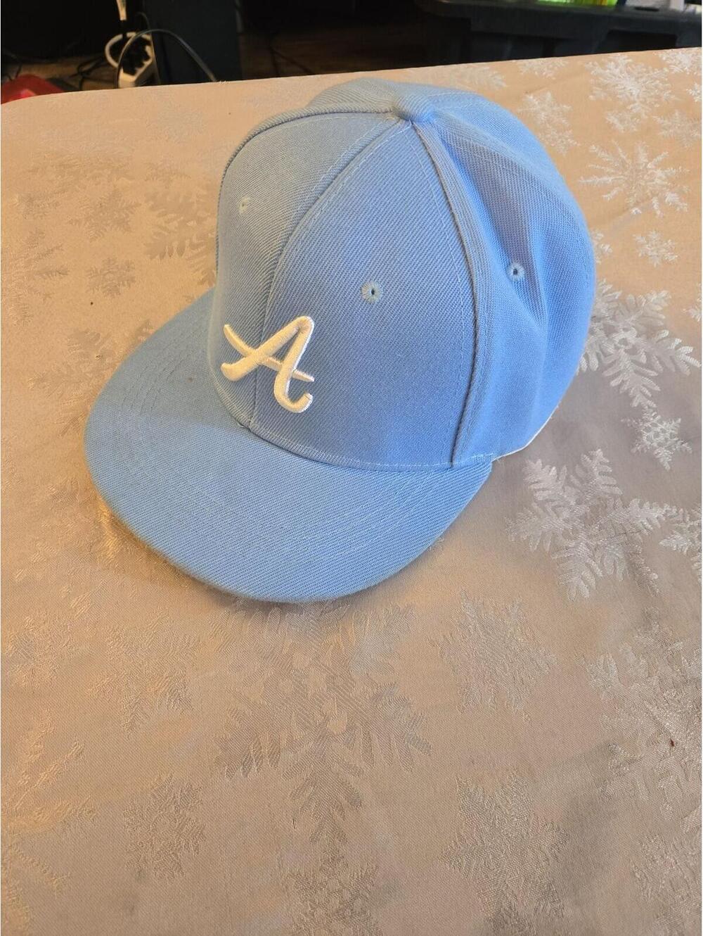 ARSport 1988 Los Angeles Custom Script Snapback Hat - Carolina Blue - Picture 5 of 5